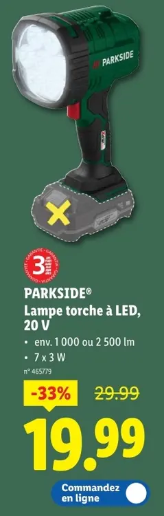 Offre: Lampe torche à LED