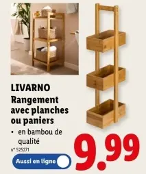 Offre: Rangement avec planches ou paniers