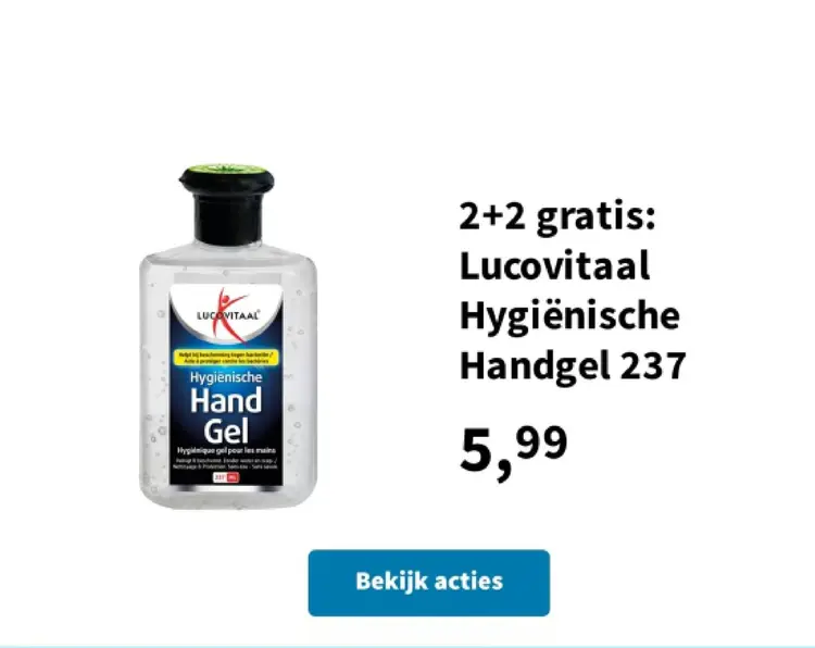 Aanbieding: Hygiënische Handgel
