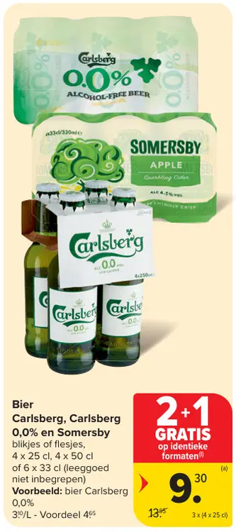 Promotie: Carlsberg, Carlsberg 0,0% en Somersby