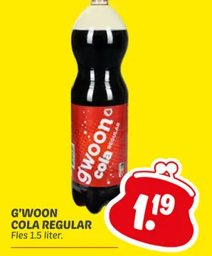 Aanbieding: G'woon cola regular