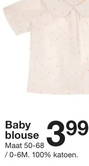 Promotie: Baby blouse