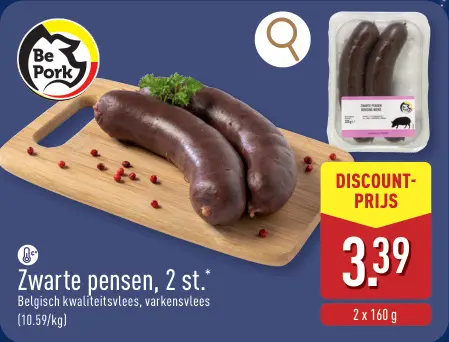Promotie: Be Pork Zwarte pensen