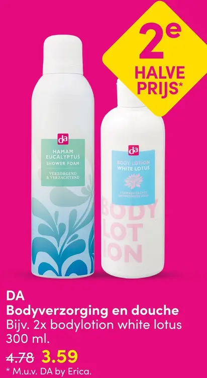 Aanbieding: Bodyverzorging en douche