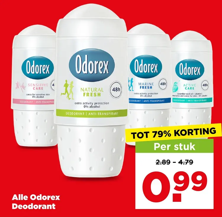 Aanbieding: Odorex Deodorant
