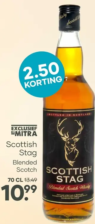 Aanbieding: Scottish Stag Scottish Stag Blended Scotch