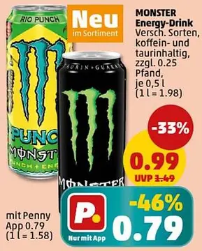 Aanbieding: MONSTER Energy-Drink