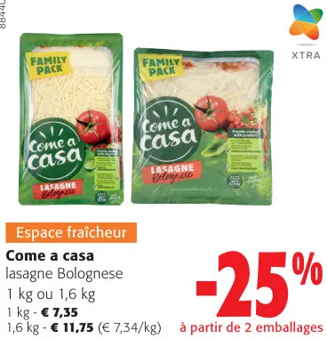 Offre: Lasagne Bolognese