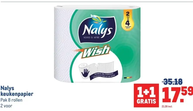 Aanbieding: Nalys keukenpapier