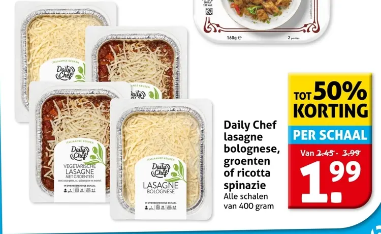 Aanbieding: Daily Chef lasagne
