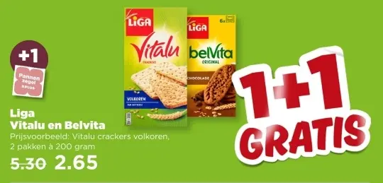 Aanbieding: Vitalu en Belvita