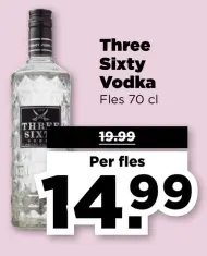 Aanbieding: Three Sixty Vodka