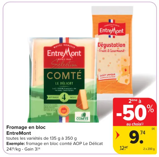 Offre: Fromage en bloc