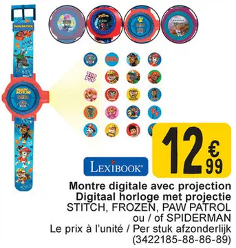 Offre: Montre digitale avec projection