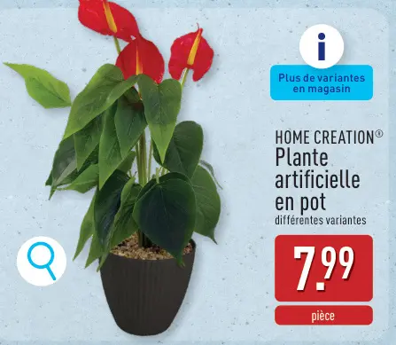 Offre: Plante artificielle en pot
