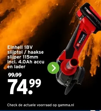 Aanbieding: slijptol / haakse slijper