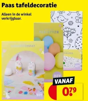 Aanbieding: Paas tafeldecoratie