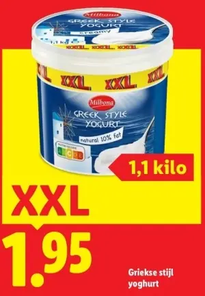 Aanbieding: Griekse Stijl Yoghurt