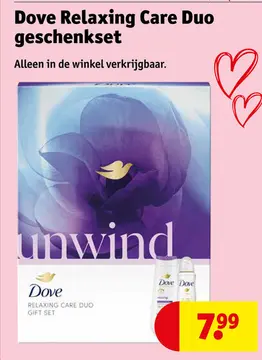 Aanbieding: Dove Relaxing Care Duo geschenkset