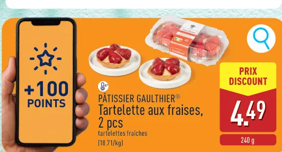 Offre: Tartelette aux fraises