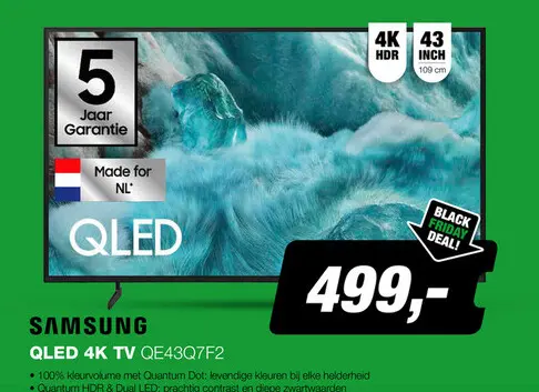 Aanbieding: Samsung QLED 4K QE43Q7F2 TV (2025)