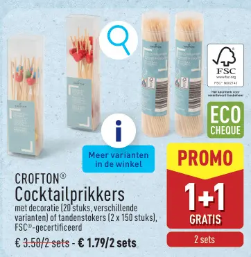 Promotie: Cocktailprikkers