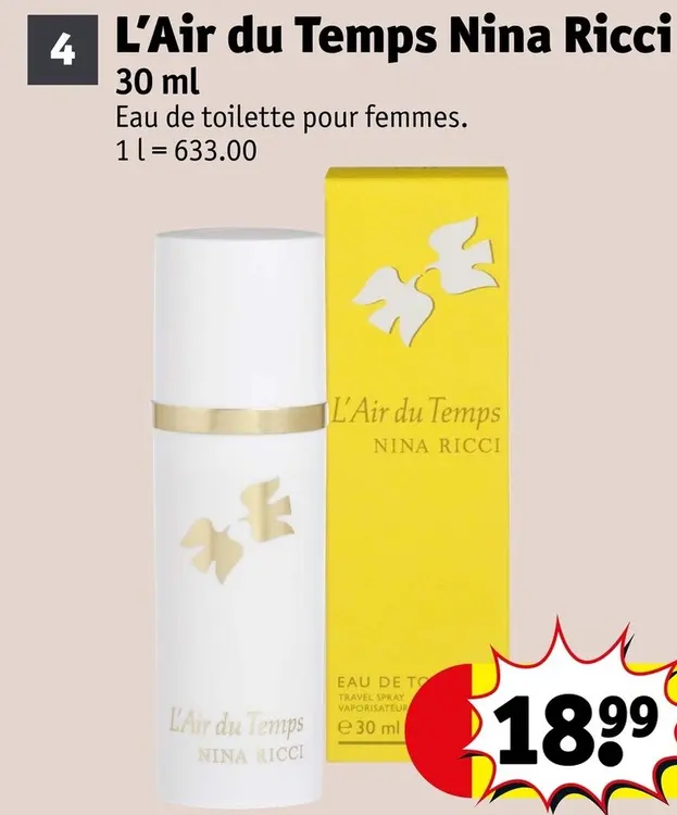 Offre: L'Air du Temps Nina Ricci