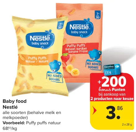 Promotie: Baby food