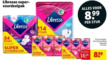 Aanbieding: Libresse supervoordeelpak