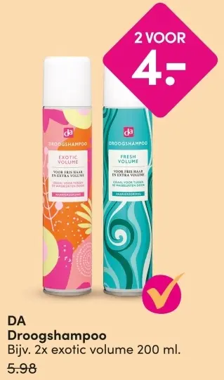 Aanbieding: Droogshampoo