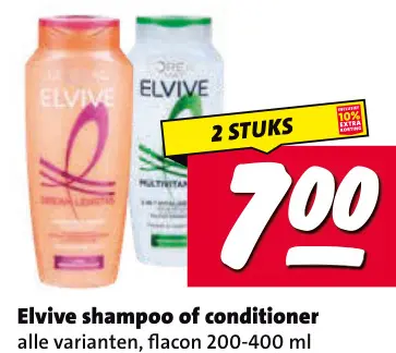 Aanbieding: Elvive shampoo of conditioner
