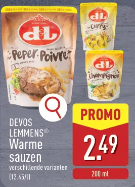 Promotie: Warme sauzen