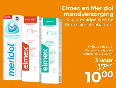 Aanbieding: Elmex en Meridol mondverzorging