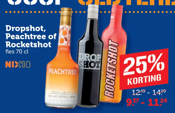 Aanbieding: Dropshot, Peachtree of Rocketshot