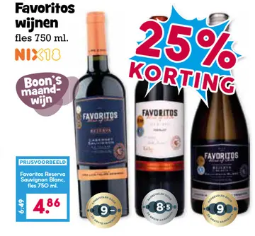 Aanbieding: Favoritos Reserva Sauvignon Blanc
