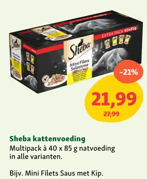 Aanbieding: Sheba kattenvoeding