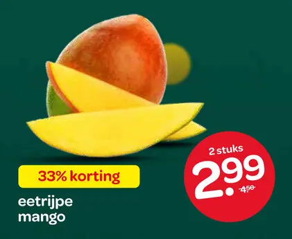 Aanbieding: Eetrijpe mango
