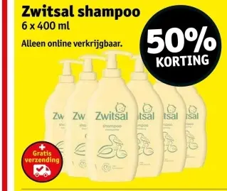 Aanbieding: Zwitsal shampoo