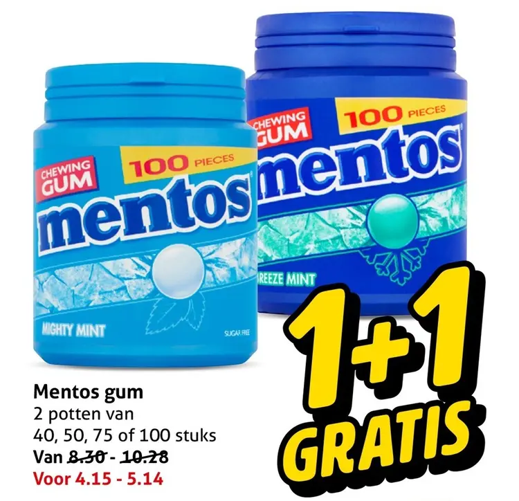 Aanbieding: Mentos gum
