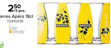 Offre: Verres Apéro