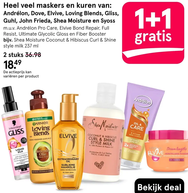 Aanbieding: Maskers en kuren