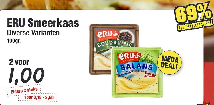 Aanbieding: ERU Smeerkaas