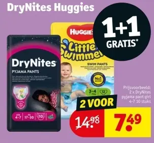 Aanbieding: DryNites Huggies