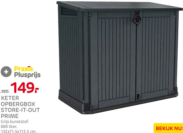 Aanbieding: Opbergbox Store-It-Out Prime