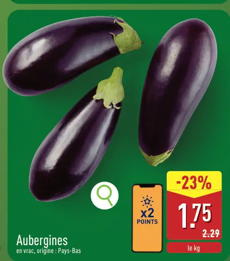 Offre: Aubergines