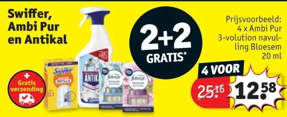 Promotie: Swiffer, Ambi Pur en Antikal