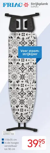 Promotie: Strijkplank SUPERJ