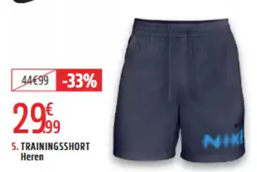 Aanbieding: TRAININGSSHORT