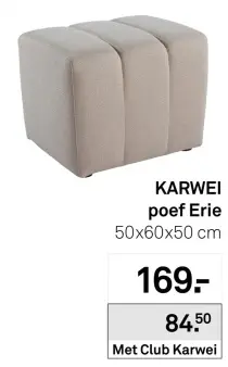 Aanbieding: Poef Erie