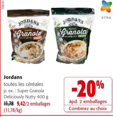 Offre: Super Granola Deliciously Nutty